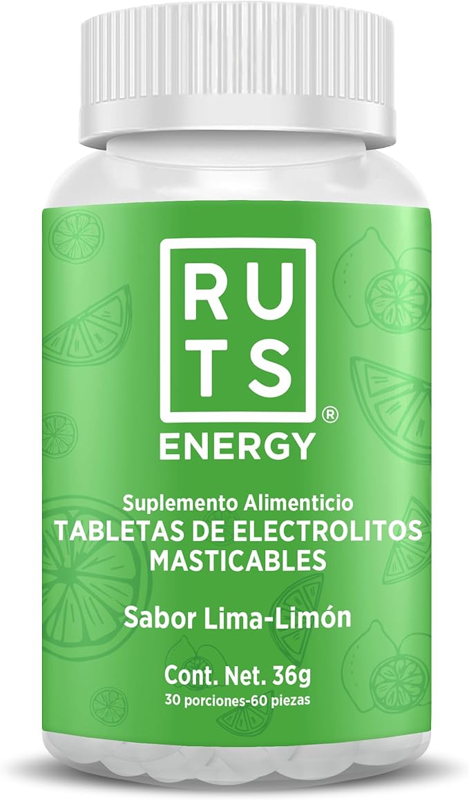 Pastillas de electrolitos Energético Ruts lima limón