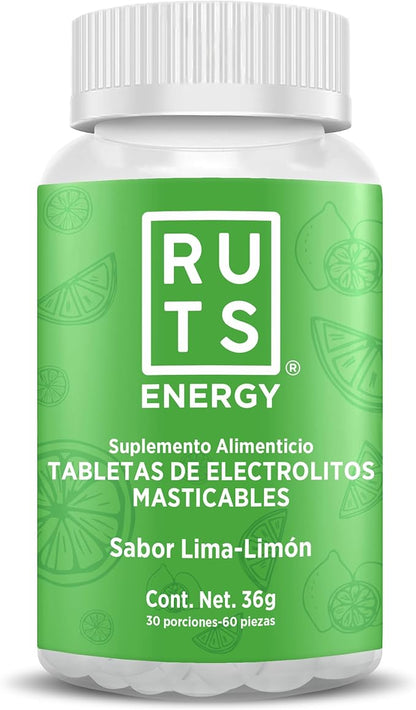 Pastillas de electrolitos Energético Ruts lima limón
