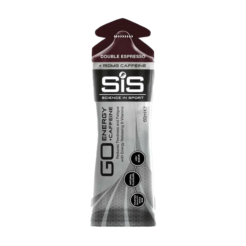 Gel SIS Go Energy + cafeína  sabor doble expresso de 60ml