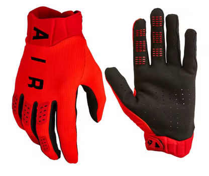 Guantes dedo largo air rojo