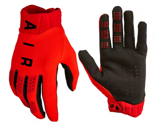 Guantes dedo largo air rojo