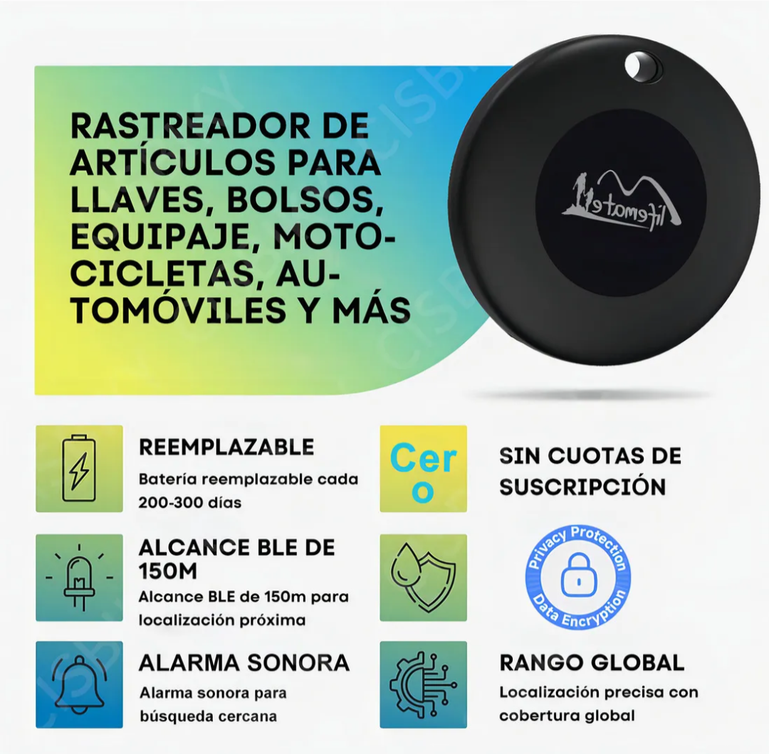 Kit de 4 Localizador Rastreador GPS universal  y compatible con Android