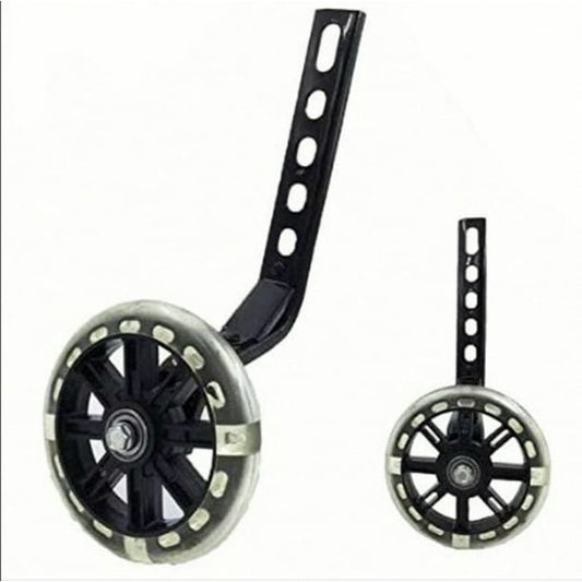 Llantitas de equilibrio laterales con luz  bici de rodado a 12/14/16/20