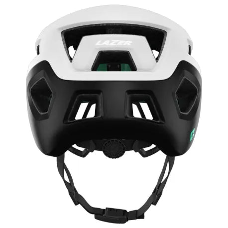 Casco Lazer coyote KC blanco y negro