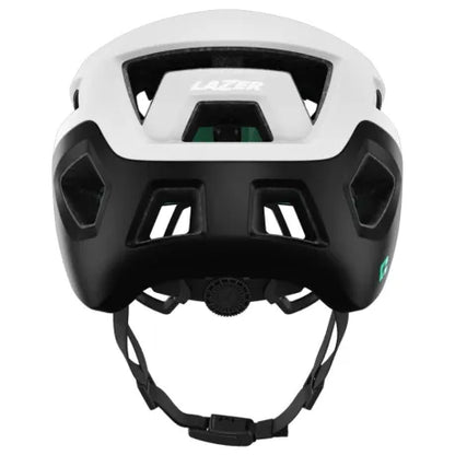 Casco Lazer coyote KC blanco y negro