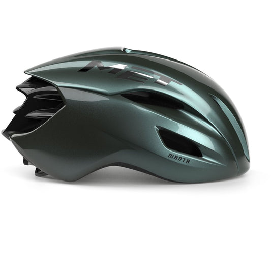 Casco MET manta MIPS verde hyper teal