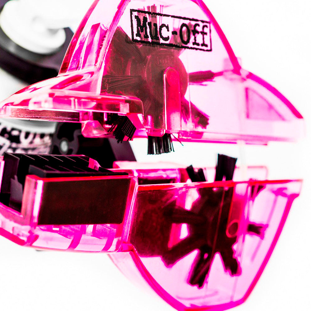 Kit de desengrasante y máquina de limpieza para cadena muc off