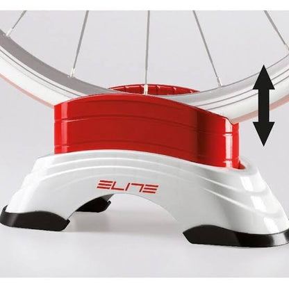 Soporte de rueda delantera para rodillo elite, ajustable de altura