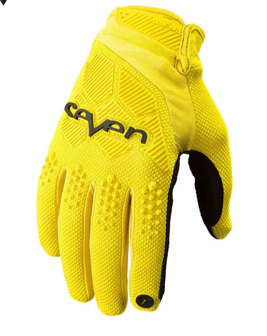 Guantes dedo largo seven amarillo
