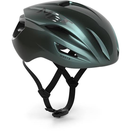 Casco MET manta MIPS verde hyper teal