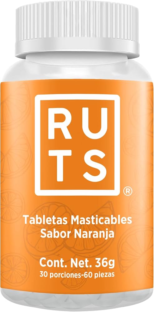 Pastillas de electrolitos Energético Ruts naranja