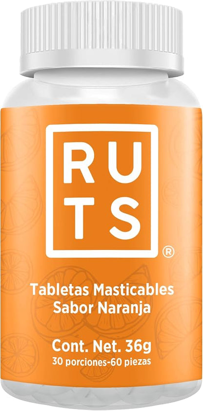 Pastillas de electrolitos Energético Ruts naranja