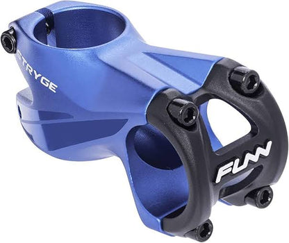 Potencia / poste de manubrio en aluminio 31.8  funn stynge azul