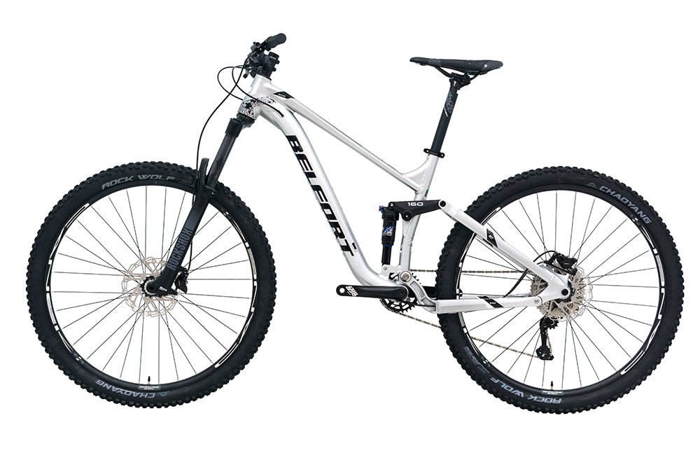 Bicicleta BELFORT BALAM 35 silver r29 doble suspensión