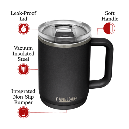 Termo de acero inoxidable Camelbak thrive muy vss 470ml para café o té