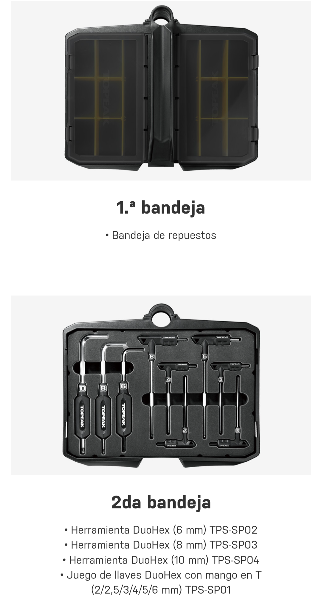 TOPEAK prepstation  caja con 52 herramientas portátil de 80 funciones