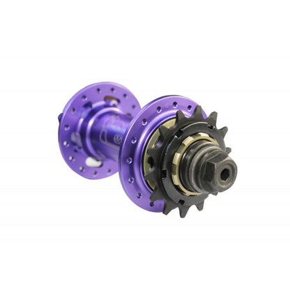 Maza trasera de cassette 14T Dirt 32h vg morada