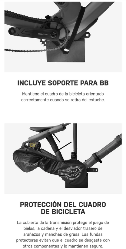 Maleta topeak para transporte de bici PAKGO EX + PLUS MTB