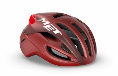 Casco MET rivale MIPS rojo metálico