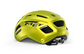 Casco MET VINCI MIPS verde lima metálico