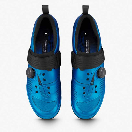 Zapatilla shimano ruta triatlón TR903 azul