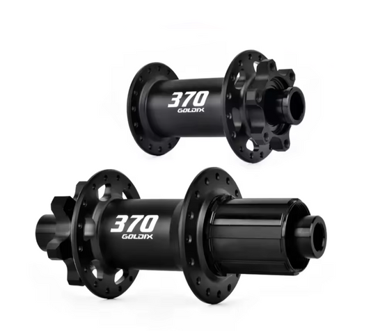 Par de mazas aluminio  32h de 6t HG R142x12mm F15x100 driver tronador