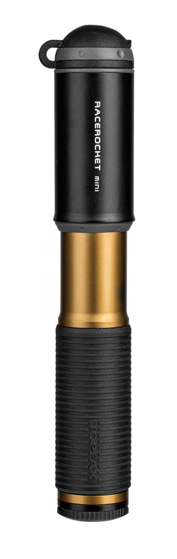 Bomba de mano Topeak mini racerocket oro