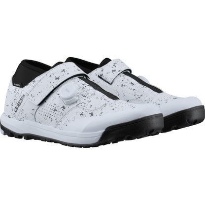 Zapatilla Shimano de grapa GE900 enduro / DH MTB blanco