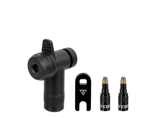 Combo turboflow TOPEAK con cabeza de bomba