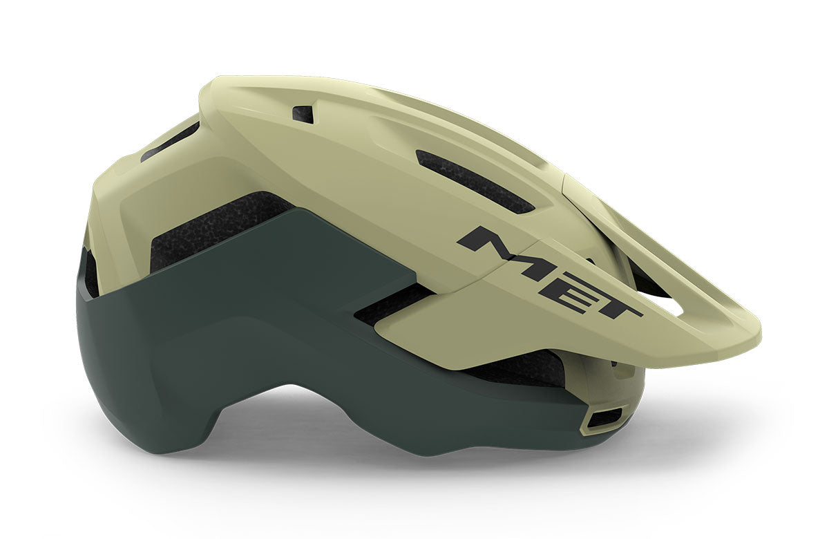 Casco MET TERRAE MIPS verde / aulado