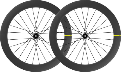 Par de rines MAVIC COSMIC SL 65 r700 de disco de carbono
