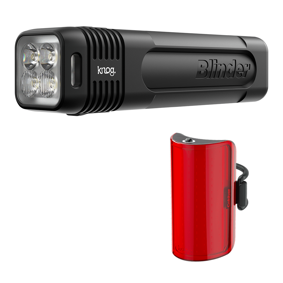 Kit de luces delantera y trasera BLINDER 900 y blinder square