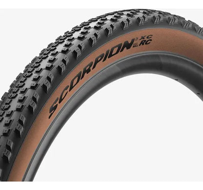 Llanta mtb TR Pirelli scorpion XC  RC 29x2.40 clásico café prowall