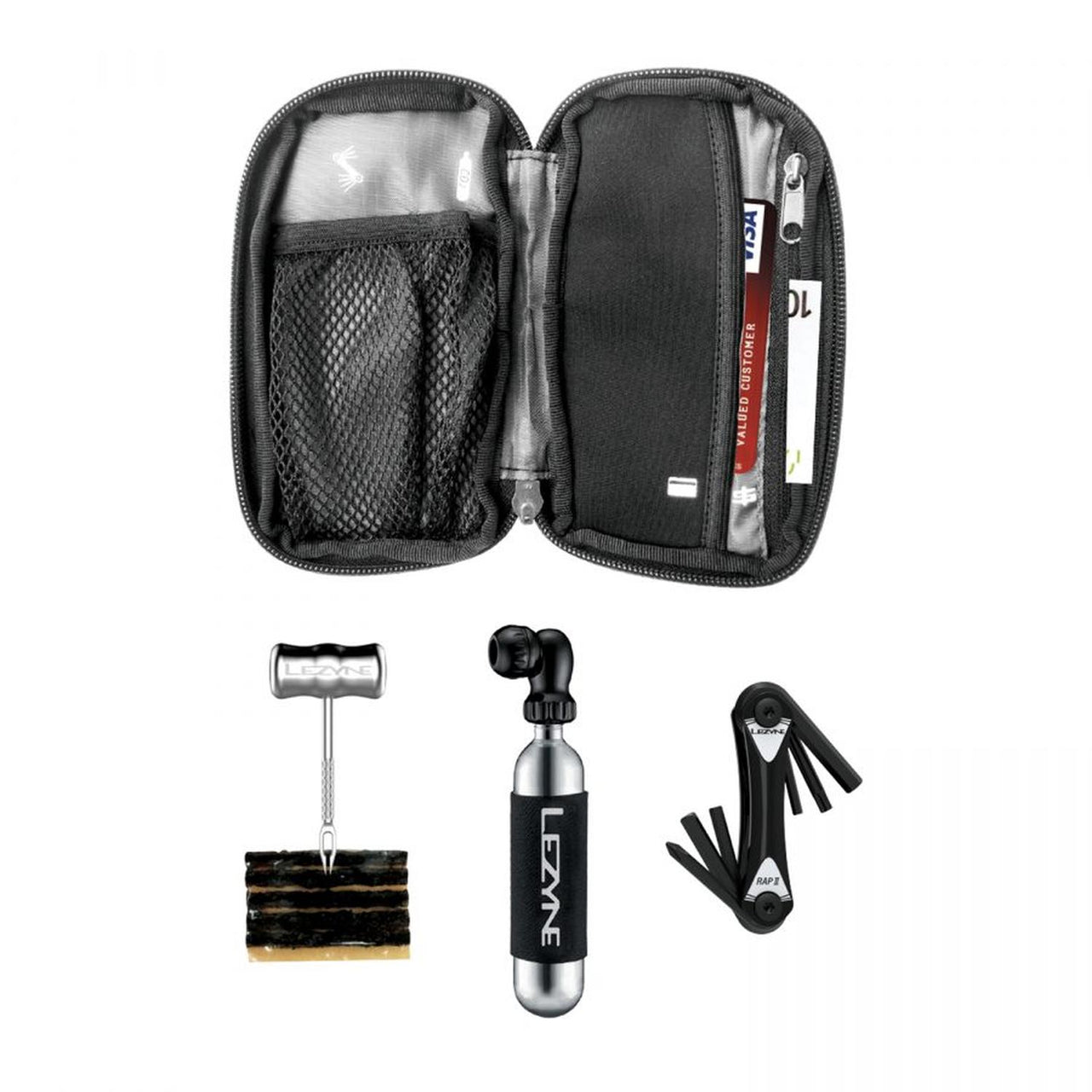 Kit de bolsa y Multiherramienta lezyne