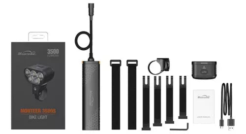 Luz delantera Magicshine monteer 3500lms  luz continua hasta 32hr
