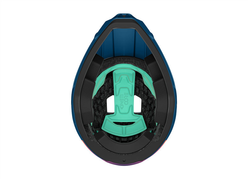 Casco Lazer Cage KC full face naranja / verde