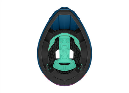 Casco Lazer Cage KC full face naranja / verde