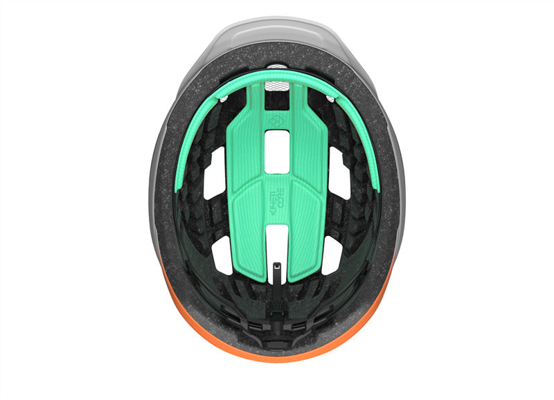 Casco Lazer cerro KC blanco / naranja
