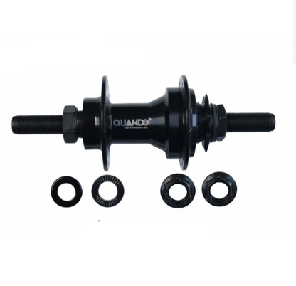 Maza trasera de cassette BMX eje 14 16T 36H Quando negra