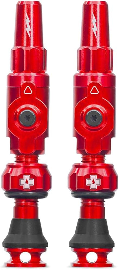 Válvulas tubeless Muc off Big bore lite roja VF