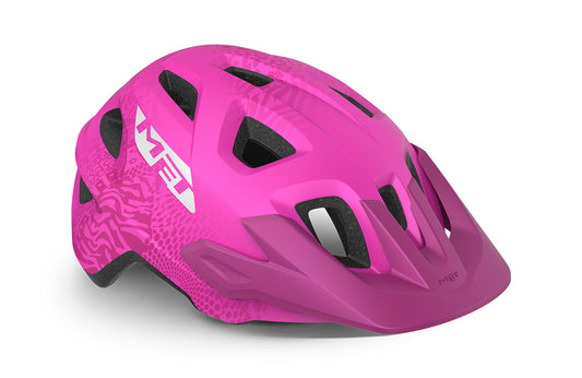 Casco MET Eldar juvenil/infantil rosa