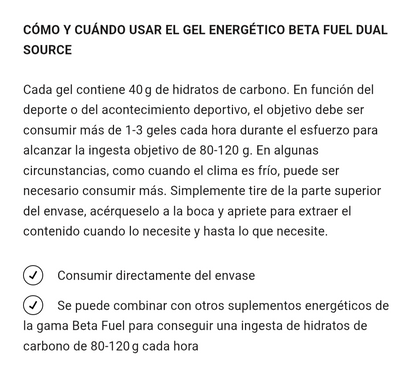 Gel SIS Beta Fuel sabor fresa y limón caja con 30pz de 60ml