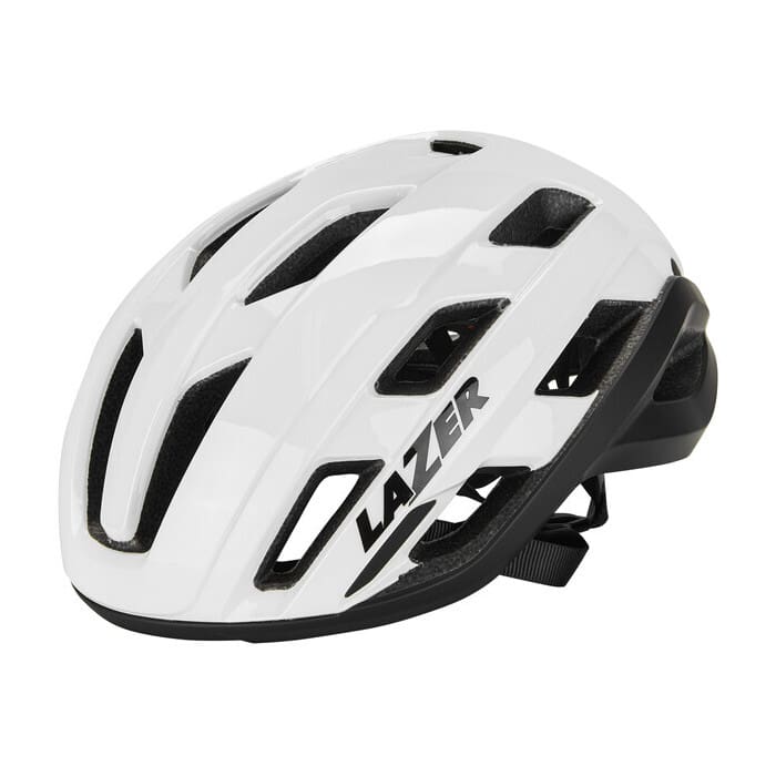 Casco Lazer Road strada kc blanco con negro