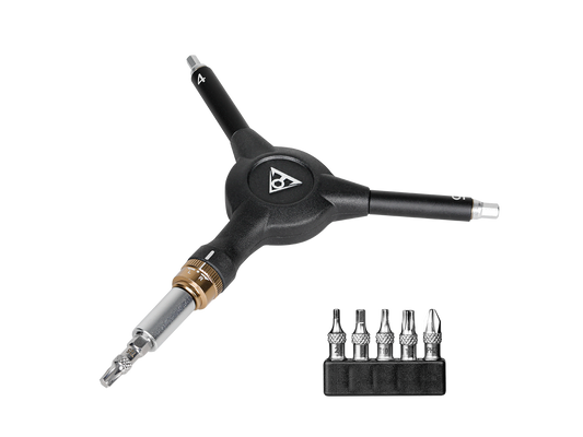 Llave de Y en alle de matraca con puntas   topeak speed ratchet