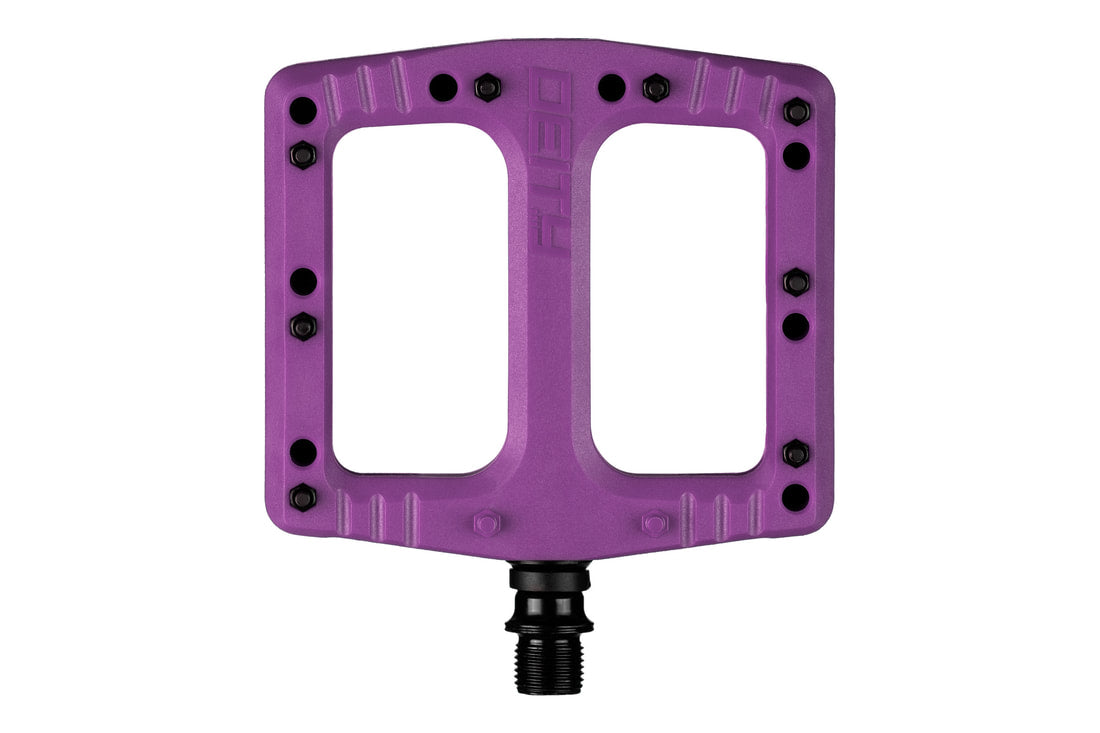 Pedales de nylon Deity Deftrap morado