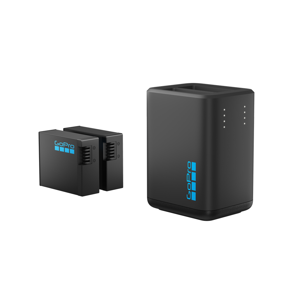 Cargador doble GOPRO enduro con 2 baterías para hero 13