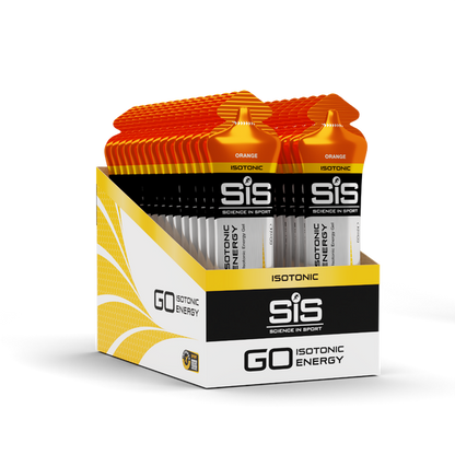 Gel SIS Go Energy gel sabor naranja  caja con 30pz de 60ml