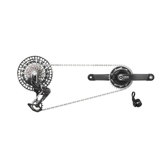 Grupo de cambios y Transmisión 1x12 SRAM XX SL Eagle  AXS 32t  10-52t potenciómetro