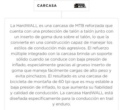 Llanta mtb TR Pirelli scorpion Enduro R hardwall 29x2.60