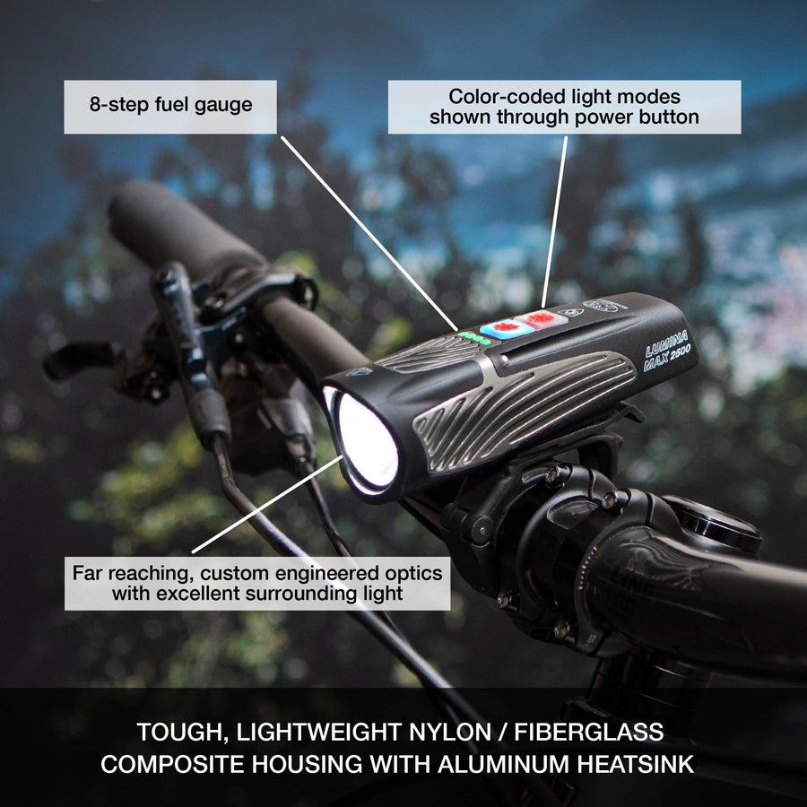 Luz delantera NireRider Lumina Max 2500 (Bluetooth)